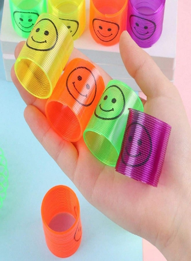 Vastate Spring Toy 12 Pcs - Multicolor Magic Smiley Slinky, Stretchy Expandable Fidget Toys for Kids & Adults, Stress Relief, Compact, Portable, Durable, Flexible Sensory Play Set for All Age Groups - Image 3